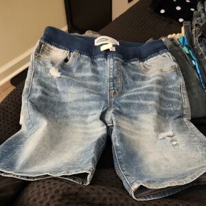 Old Navy Kids Distressed Denim Shorts - Blue